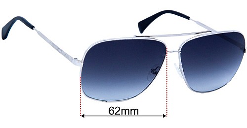 Giorgio Armani GA 771/S 62mm Replacement Lenses
